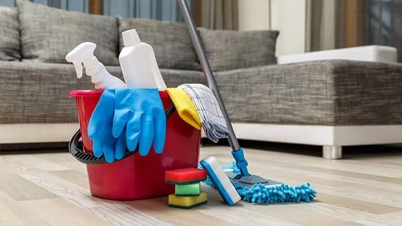 Step by step to clean your home