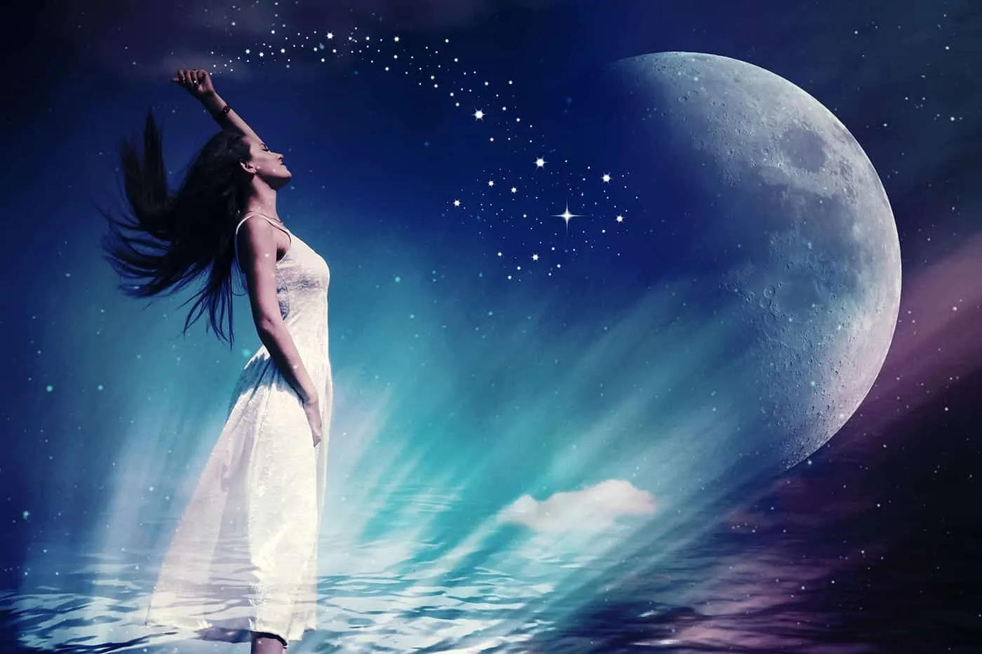 Influences of the moon - find out how the moon can interfere in your life