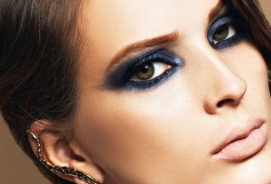 Blue smokey eye step by step