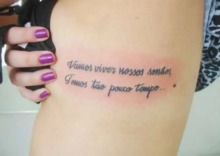 30 small tattoo phrases you can get