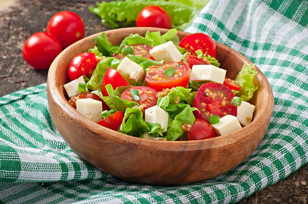 Plate of salad