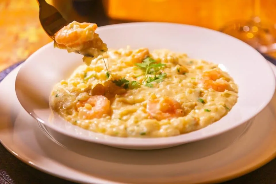 Shrimp risotto