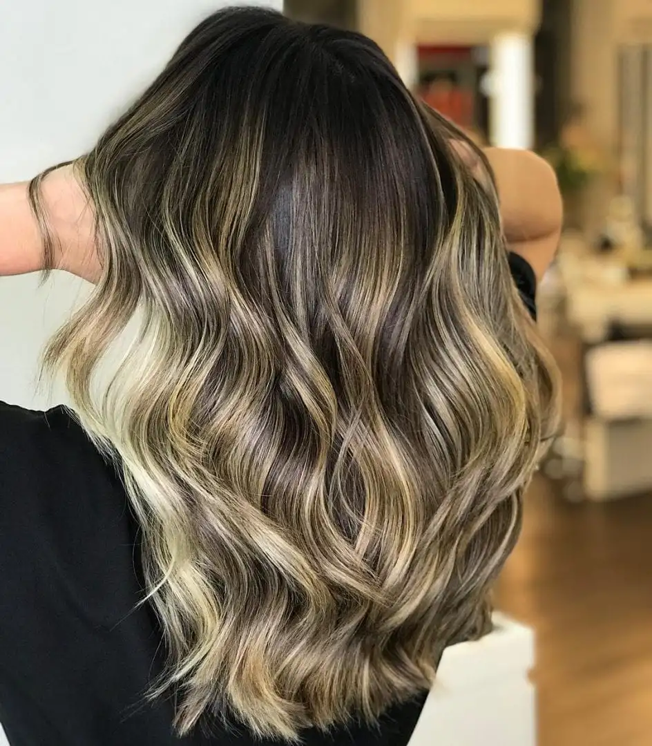 Hair highlights - the one who is the inspiration super trendy