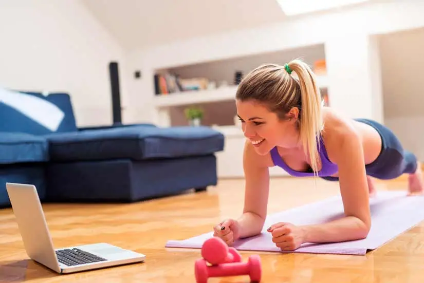 Working out at home - how to stay in shape without a gym