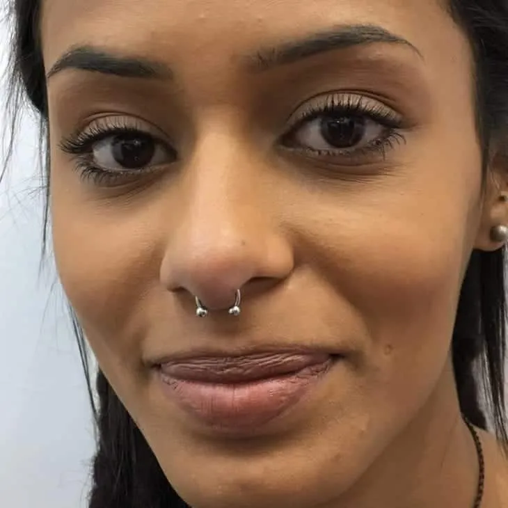 Septum piercing - see everything you need to know before getting pierced