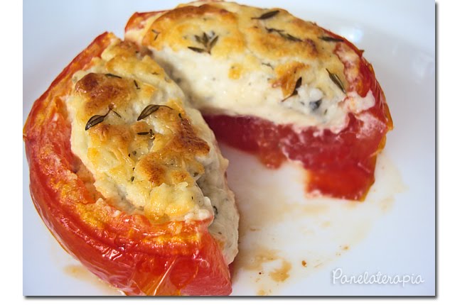 Tomate Relleno De Crema De Gorgonzola -