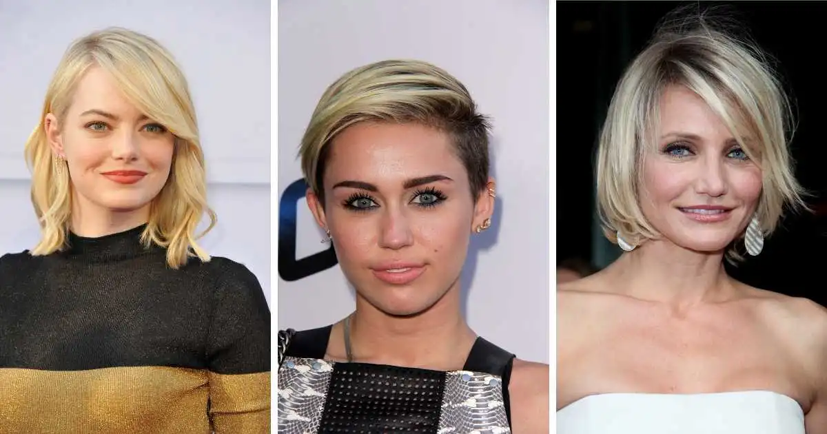 Celebrities who cut off their hair very short