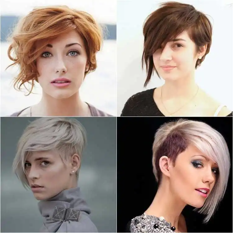 Asymmetrical cut: by Changing the proportions