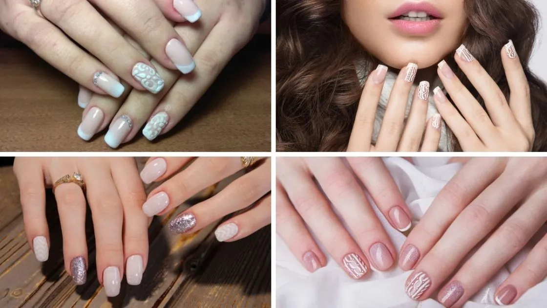 Unhas de noiva decoradas com renda - (Fotos: shutterstock)