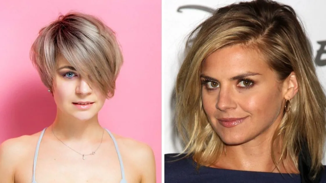 Short hair with bangs, long side is one of the haircuts women 2020- (Photo: shutterstock)