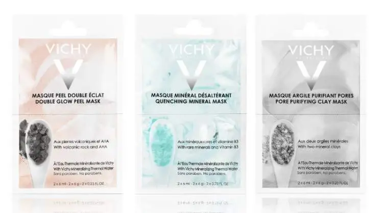 A new line of face masks Vichy