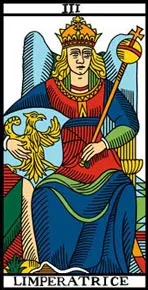 A letter from the Empress-tarot of Marseille