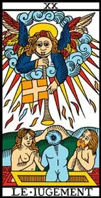 A letter to the Judgement of the tarot de Marseille