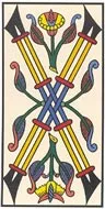 Tarot card-four of swords