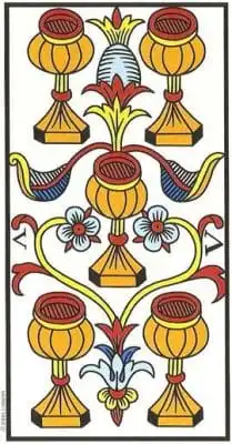 Tarot card, five of Cups