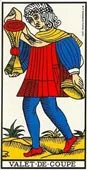 Tarot card-jack of Hearts