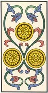 Tarot card-three hearts