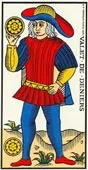 Tarot card-jack of Hearts