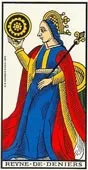 Tarot card-queen of Hearts