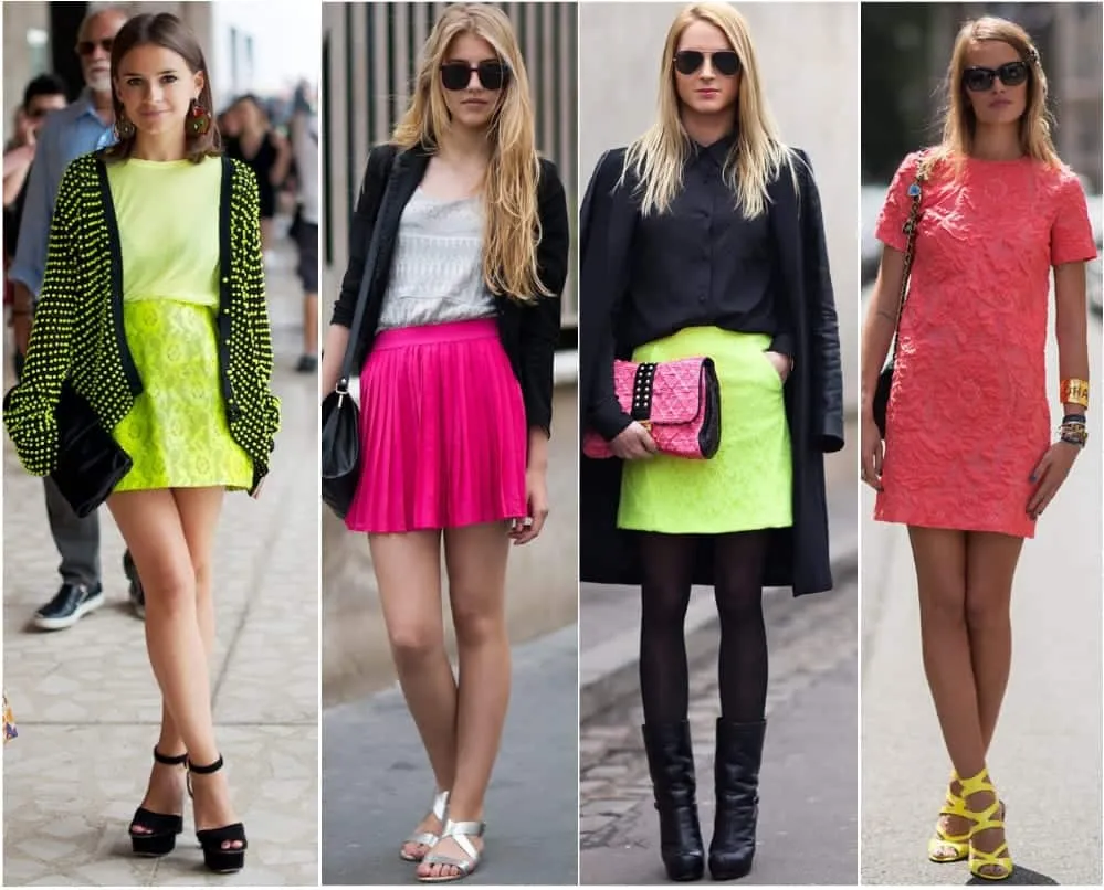 Do you like neon colors?  So, check out this new trend