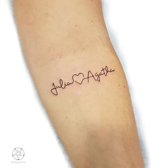 Tattoos with names - and Where to tattoo-style-letter-and 100-inspiration