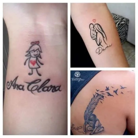 Tattoos with names, tips, and 100 images for inspiration