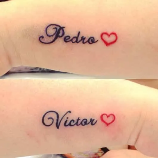 Tattoos with names, tips, and 100 images for inspiration