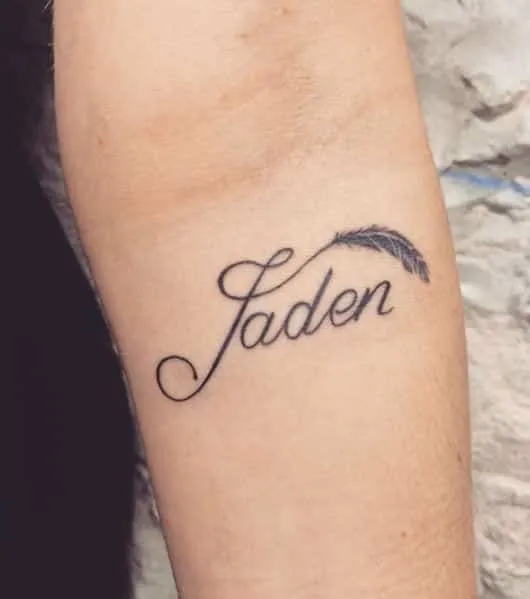 Tattoos with names, tips, and 100 images for inspiration