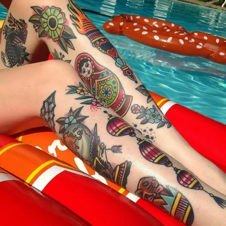 80 photos of leg tattoos to inspire you