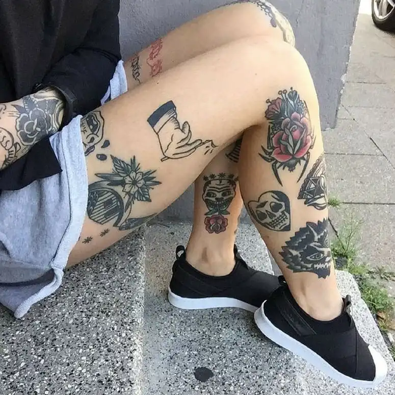 80 photos of leg tattoos to inspire you