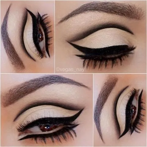 Cut Crease tutorial step by step