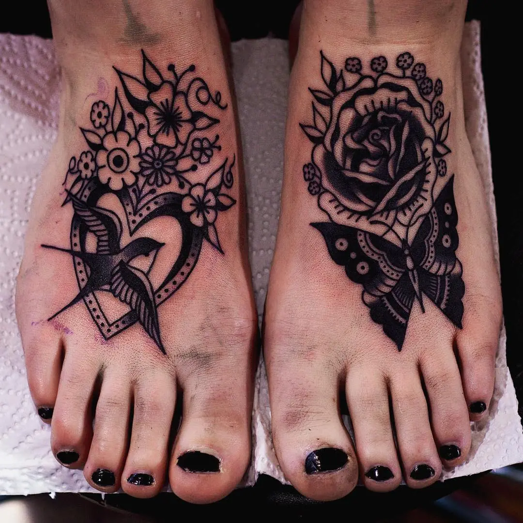 We've selected more than 100 of the photos of tattoo on foot for you