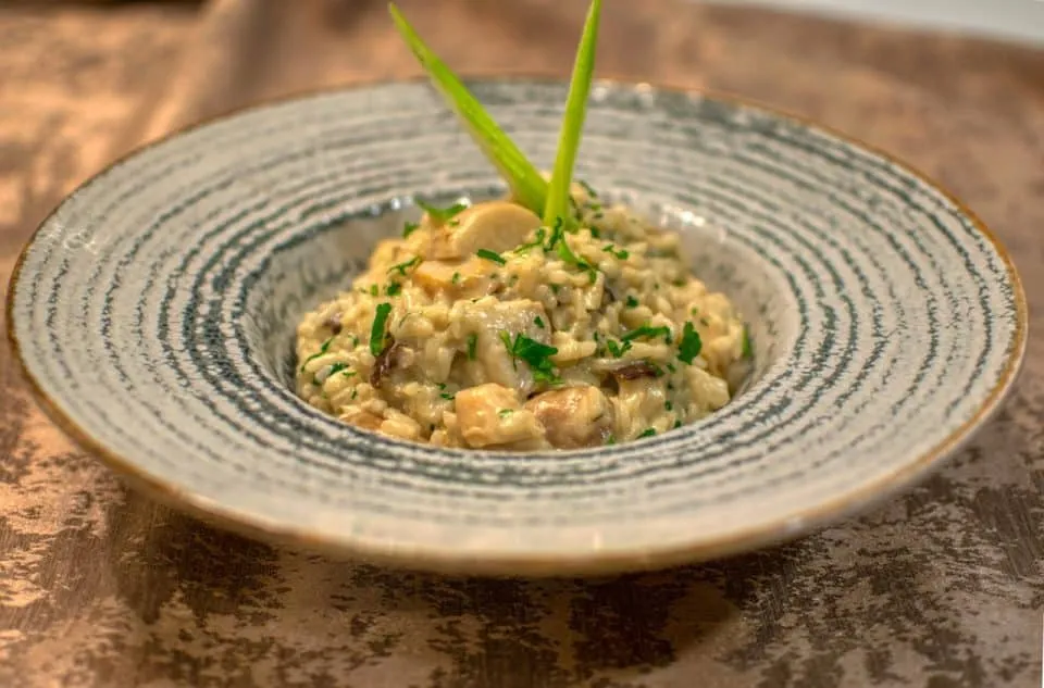 Risotto de frango