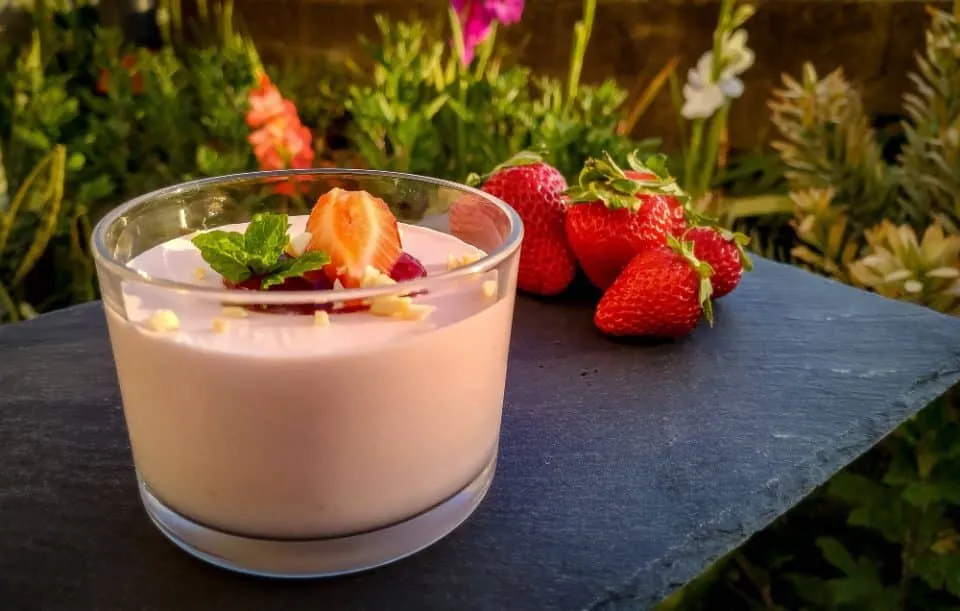 Mousse de morango