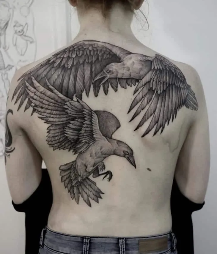 More than 60 tips from a tattoo on the back for you to get inspired