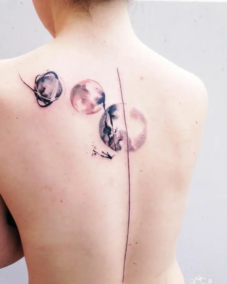 More than 60 tips from a tattoo on the back for you to get inspired