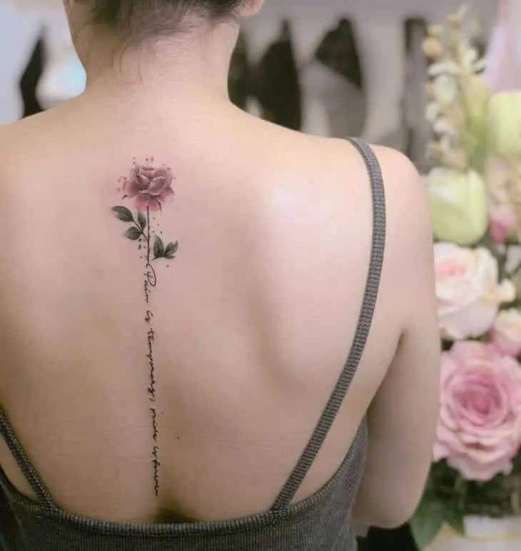 More than 60 tips from a tattoo on the back for you to get inspired