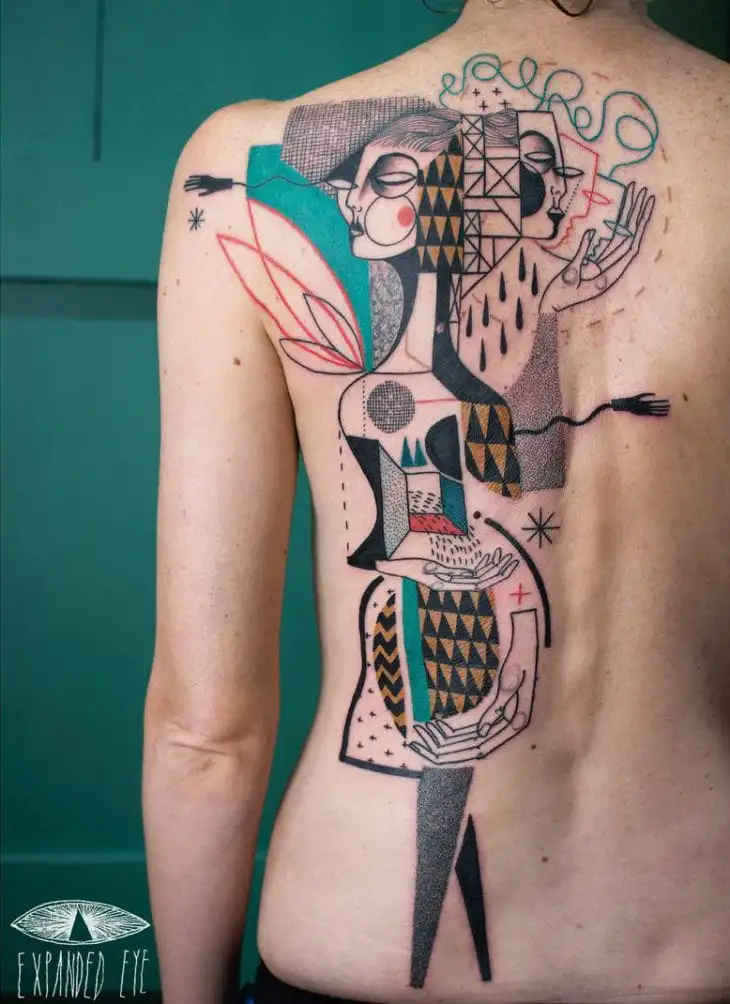 More than 60 tips from a tattoo on the back for you to get inspired