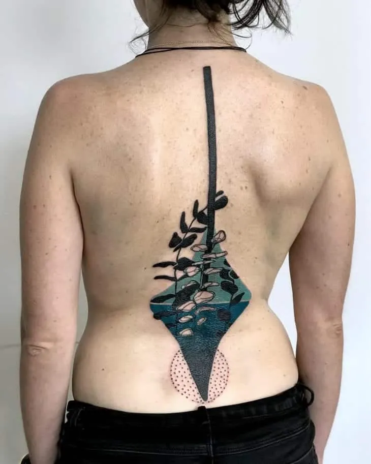 More than 60 tips from a tattoo on the back for you to get inspired