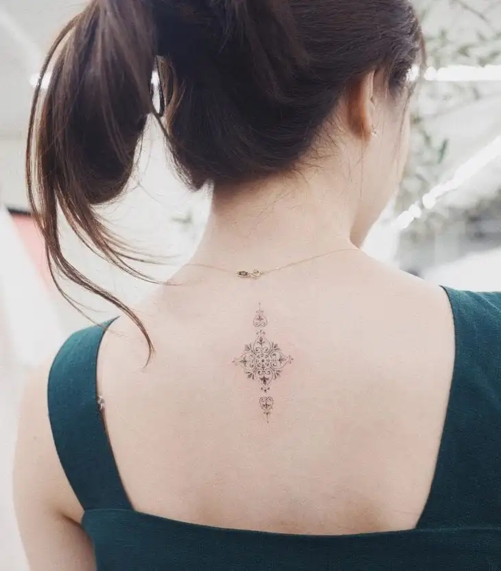 More than 60 tips from a tattoo on the back for you to get inspired