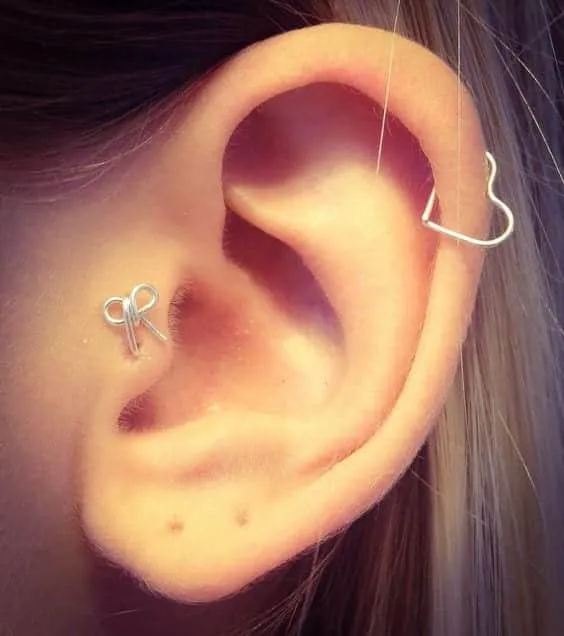 Ear piercing, curiosities + 51 images of inspiration