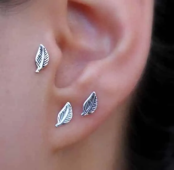 Ear piercing, curiosities + 51 images of inspiration
