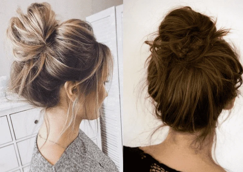 Bun - 10 hairstyles that will help you to get away from the heat