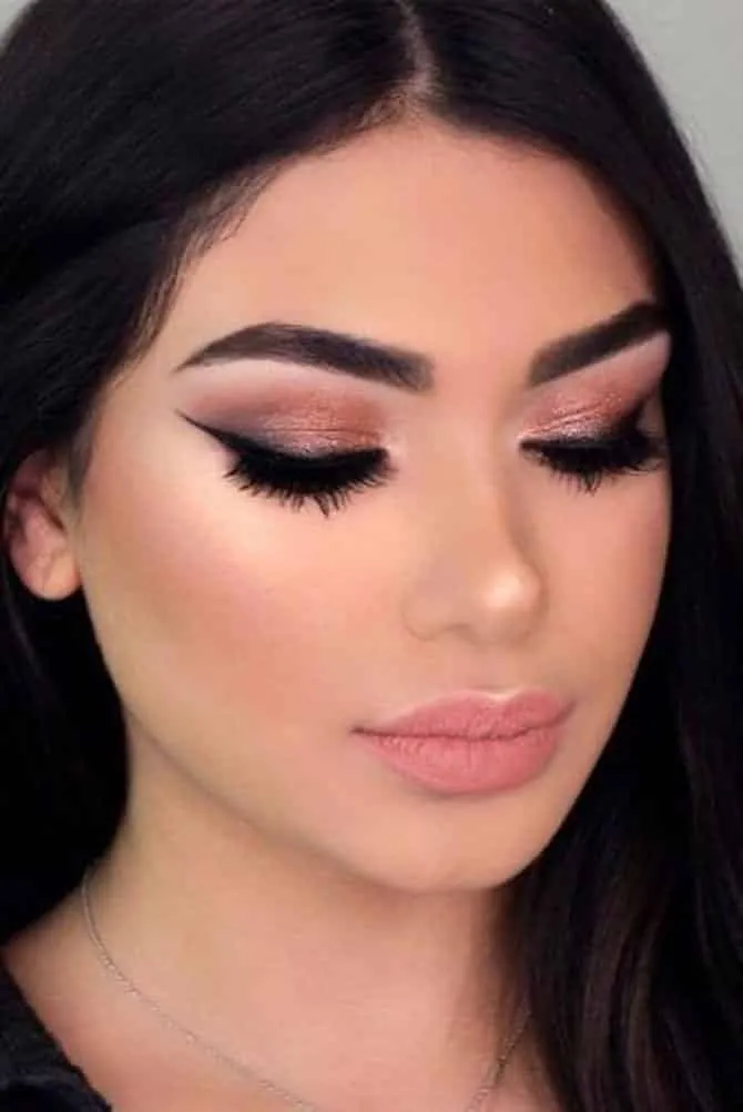 Evening makeup: 30 makeup images for inspiration