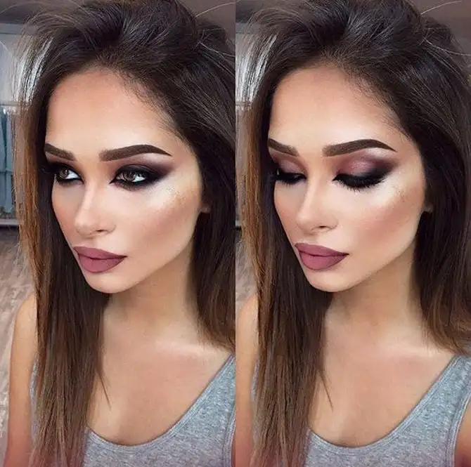 Evening makeup: 30 makeup images for inspiration