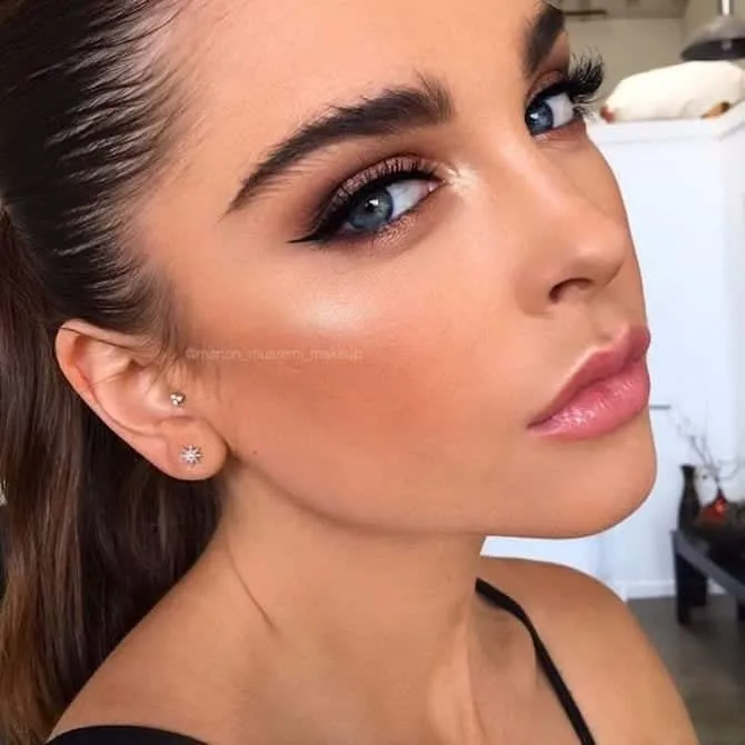 Evening makeup: 30 makeup images for inspiration